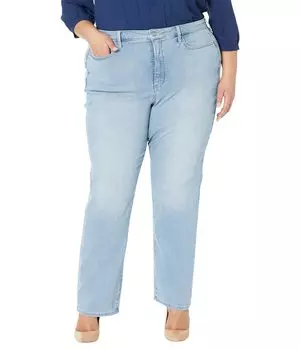 Джинсы NYDJ Plus Size, Plus Size Relaxed Straight in Northstar