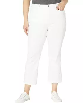 Джинсы NYDJ Plus Size Slim Boot Ankle in Optic White, цвет Optic White