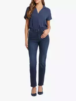 Джинсы NYDJ Sheri High Rise Slim, цвет basin