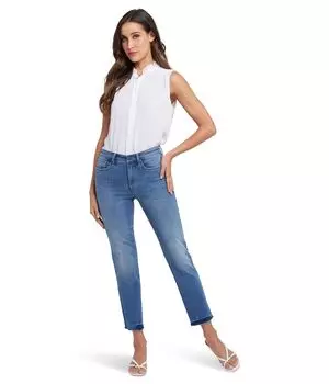 Джинсы NYDJ Sheri Slim Ankle Fray Hem Jeans in Bilbao Crest, цвет Bilbao Crest