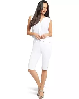 Джинсы NYDJ Sophie Bike Capri SS Slits, цвет Optic White