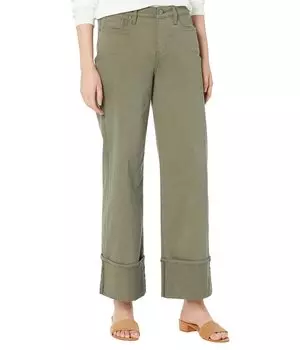 Джинсы NYDJ, Teresa Wide Leg Wide Cuff in Ripe Olive