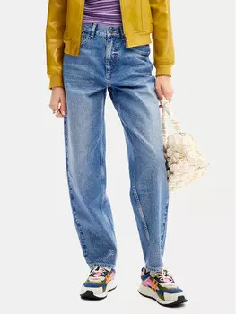 Джинсы объемного кроя Desigual, синий