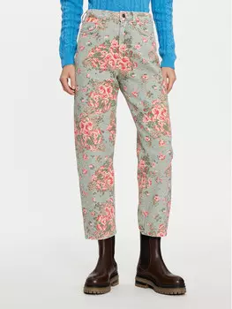 Джинсы объемного кроя United Colors Of Benetton, мультиколор