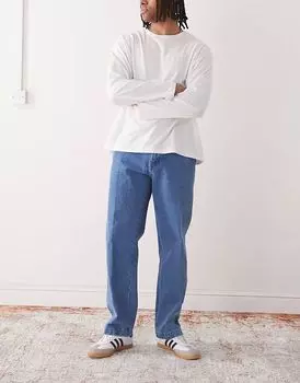 Джинсы Obey Hardwork Carpenter цвета светло-индиго