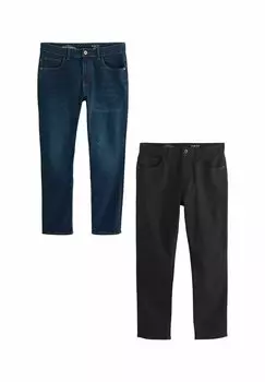 Джинсы облегающего кроя 2 PACK Next, синий