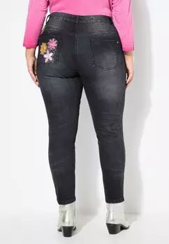 Джинсы облегающего кроя 5-POCKET PATCHES Angel of Style, черный