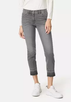 Джинсы облегающего кроя 5-POCKET SOLINE BEST4ME CROPPED Gerry Weber, серый деним