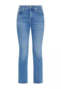 Джинсы облегающего кроя 7 for all mankind, светло-голубой