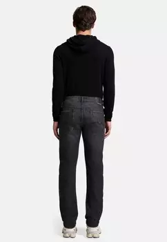 Джинсы облегающего кроя 7 for all mankind, черный
