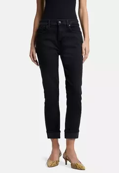 Джинсы облегающего кроя 7 for all mankind, черный