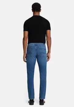 Джинсы облегающего кроя 7 for all mankind, светло-голубой