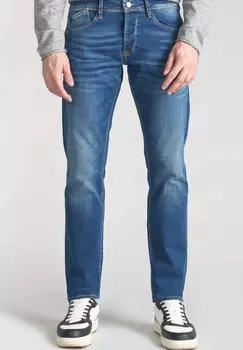 Джинсы облегающего кроя AJUST STRETCH LONGUEUR 34 Le Temps Des Cerises, синий