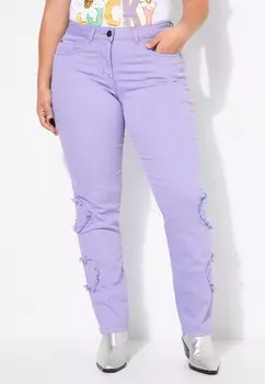 Джинсы облегающего кроя Angel of Style, фиолетовый