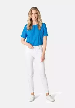 Джинсы облегающего кроя Base Level, белый