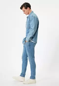 Джинсы облегающего кроя BRAD Koton, синий