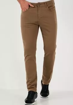 Джинсы облегающего кроя Buratti, серо-коричневый