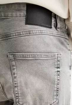 Джинсы облегающего кроя CARROT FIT PULL&BEAR, серый
