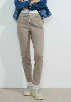 Джинсы облегающего кроя Cecil, бежевый