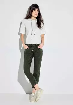 Джинсы облегающего кроя Cecil, оливковый