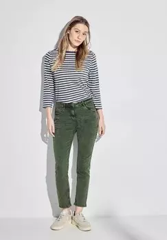 Джинсы облегающего кроя Cecil, оливковый