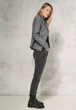 Джинсы облегающего кроя Cecil, серый деним