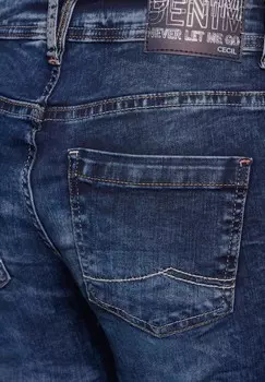 Джинсы облегающего кроя Cecil, синий