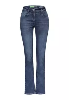 Джинсы облегающего кроя Cecil, синий