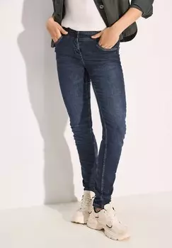 Джинсы облегающего кроя Cecil, синий