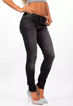 Джинсы облегающего кроя Cipo & Baxx, черный