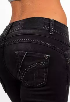 Джинсы облегающего кроя Cipo & Baxx, черный