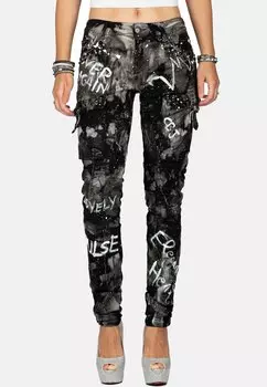 Джинсы облегающего кроя Cipo & Baxx, черный