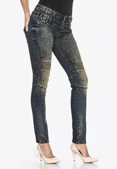 Джинсы облегающего кроя Cipo & Baxx, хаки