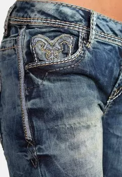 Джинсы облегающего кроя Cipo & Baxx, синий