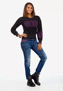 Джинсы облегающего кроя Cipo & Baxx, синий