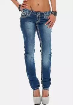 Джинсы облегающего кроя Cipo & Baxx, синий