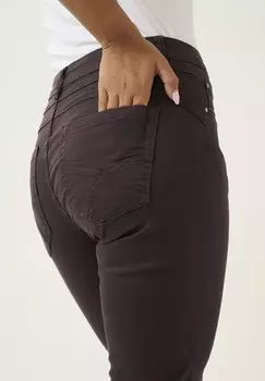 Джинсы облегающего кроя CRANN COCO FIT Cream, темно-коричневый