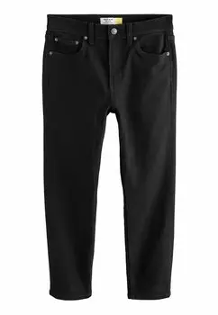 Джинсы облегающего кроя CROPPED Next, черный