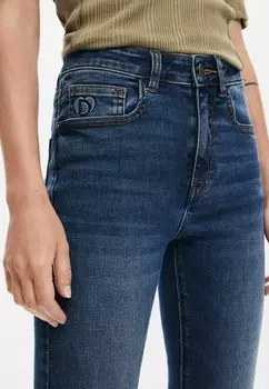 Джинсы облегающего кроя Desigual, синий