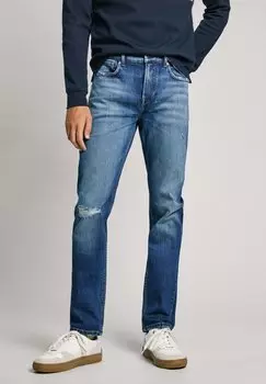 Джинсы облегающего кроя DISTRESSED Pepe Jeans, синий