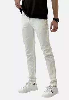 Джинсы облегающего кроя Elara, белый