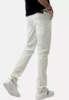 Джинсы облегающего кроя Elara, белый