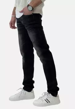 Джинсы облегающего кроя Elara, черный