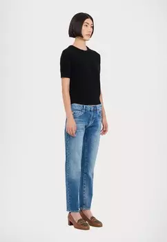 Джинсы облегающего кроя EX BOYFRIEND SLOUCHY AG Jeans, синий деним