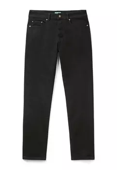 Джинсы облегающего кроя FIVE POCKET United Colors of Benetton, черный