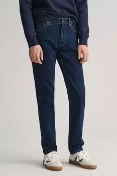 Джинсы облегающего кроя Gant, синий