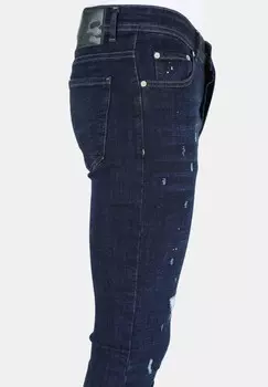 Джинсы облегающего кроя GATEN Local Fanatic, синий