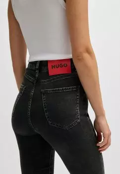 Джинсы облегающего кроя GIRALI HUGO, антрацит