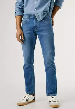Джинсы облегающего кроя GYMDIGO Pepe Jeans, синий