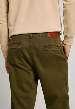 Джинсы облегающего кроя GYMDIGO Pepe Jeans, темно-зеленый